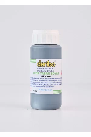 deribo Siyah Spor Ayakkabı Taban Boyası. 100ml