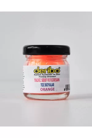 deribo Orange Yaldız, Sedef Ve Floresan Toz Boya.