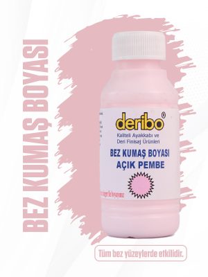 deribo Açık Pembe Bez Ve Kumaş Ayakkabı Boyası. 100ml