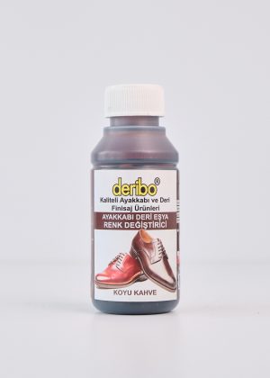 deribo Koyu Kahve Ayakkabı Deri Eşya Renk Değiştirici Boya. 100ml