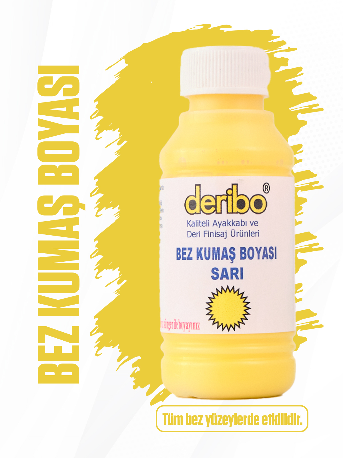 deribo Sarı Bez Ve Kumaş Ayakkabı Boyası. 100ml