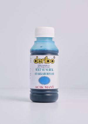 deribo Açık Mavi Süet Ve Nubuk Ayakkabı Boyası. 100ml