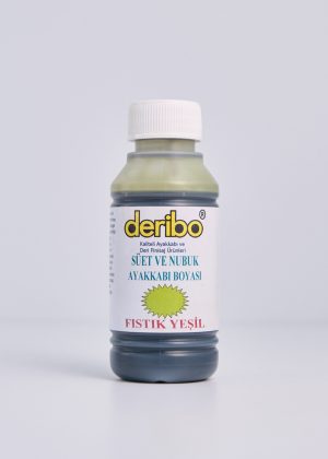 deribo Fıstık Yeşil Süet Ve Nubuk Ayakkabı Boyası. 100ml