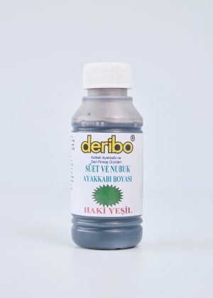 deribo Haki Yeşil Süet Ve Nubuk Ayakkabı Boyası. 100ml