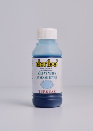 deribo Turkuaz Süet Ve Nubuk Ayakkabı Boyası. 100ml