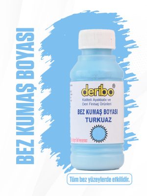 deribo Turkuaz Bez Ve Kumaş Ayakkabı Boyası. 100ml