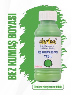 deribo Yeşil Bez Ve Kumaş Ayakkabı Boyası. 100ml