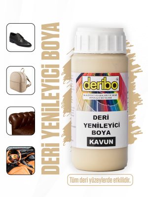 deribo Kavun Deri Eşya, Ayakkabı, Koltuk, Direksiyon, Çanta, Deri Yenileyici Boya. 100ml