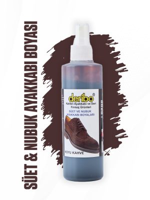 deribo Koyu Kahve Süet Ve Nubuk Sprey Ayakkabı Boyası. 200ml