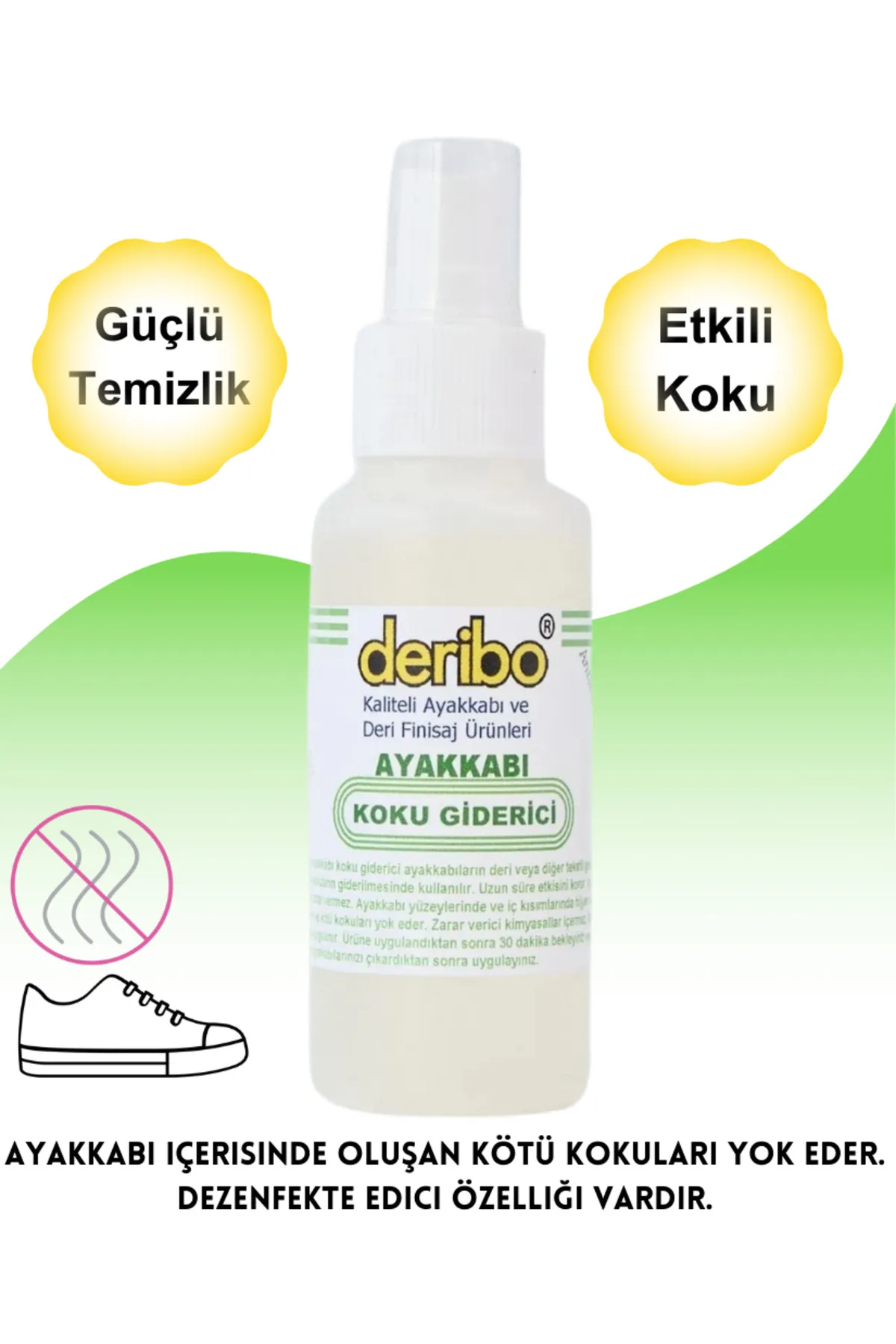 Ayakkabı Deodorantı Koku Giderici Önleyici Sprey. 100ml.