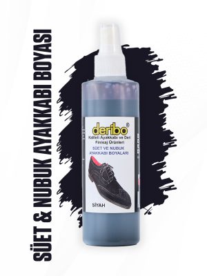 deribo Siyah Süet Ve Nubuk Sprey Ayakkabı Boyası. 200ml