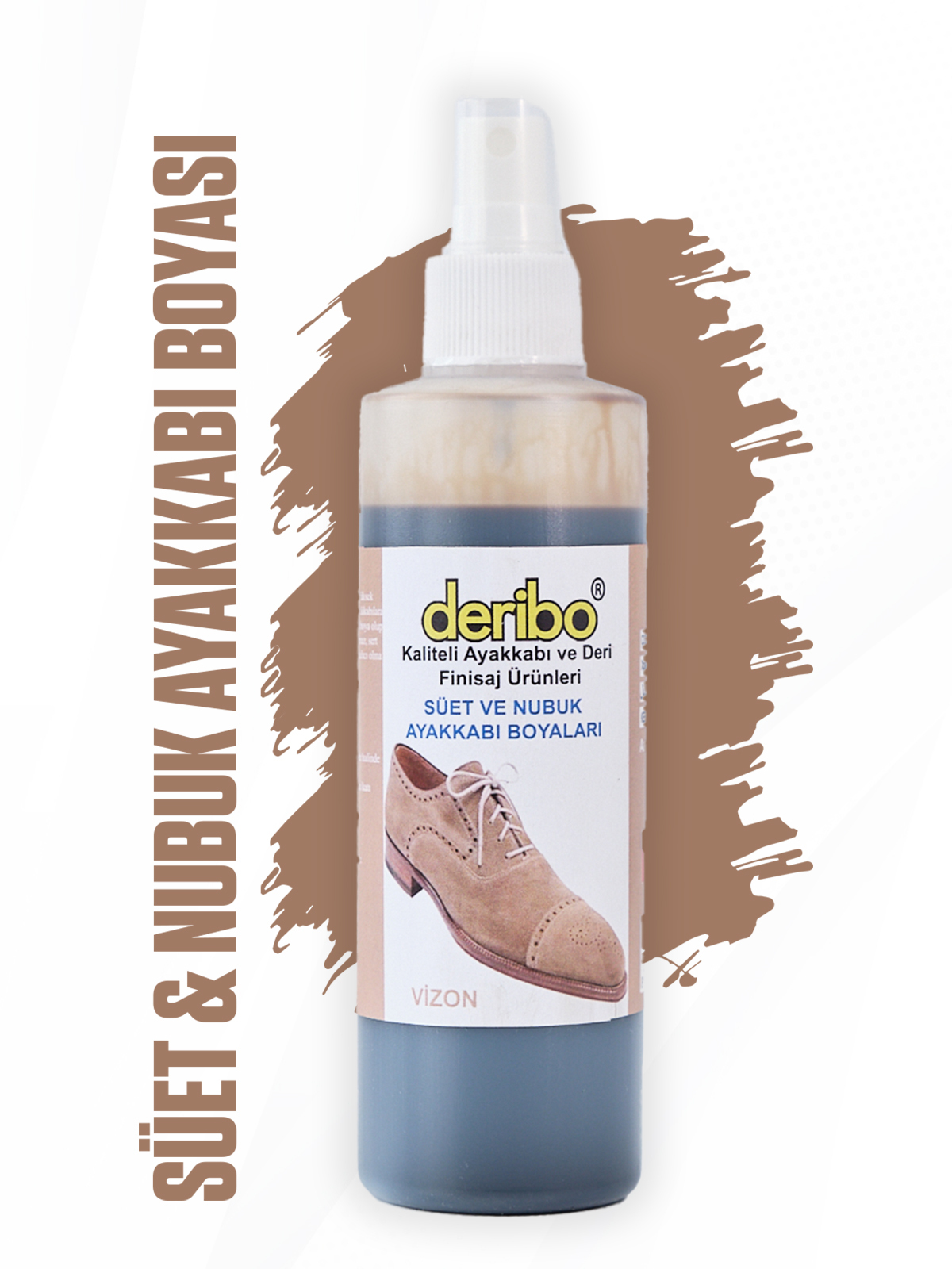 deribo Vizon Süet Ve Nubuk Sprey Ayakkabı Boyası. 200ml