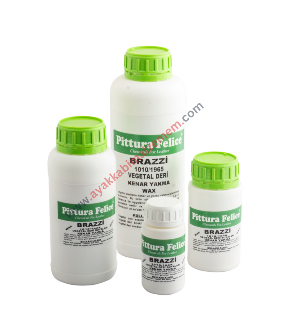 Pittura Felice Vegetal Deri Kenar Yakma Wax.