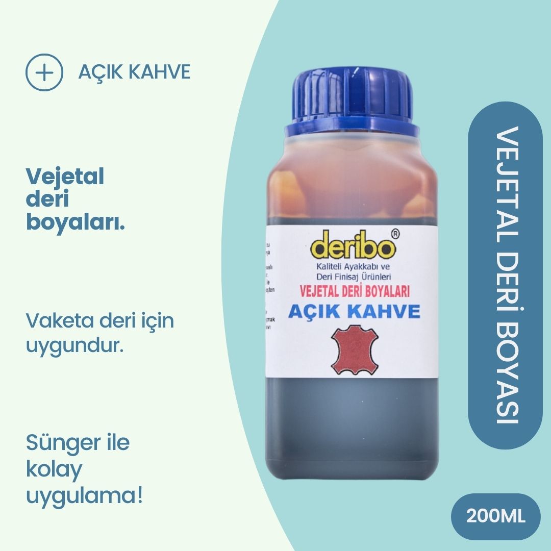 deribo Vejetal Vaketa Deri Boyası. 200ml