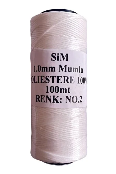 SIM Mumlu İp 1mm – 100mt
